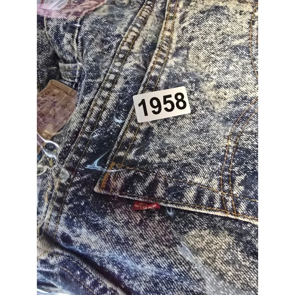 Vintage Levis 512 Acid Wash Jeans Mens 42x30 Slim Tapered Leg Made in USA 80s90s